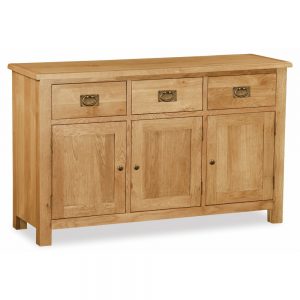 3 DOOR OAK SIDEBOARD