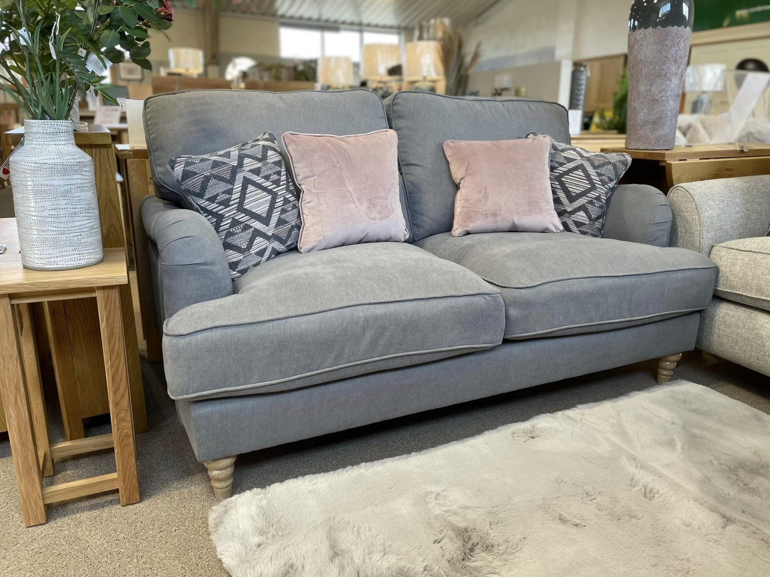 Sophia 2 Seater Sofa - Cumbria Oak