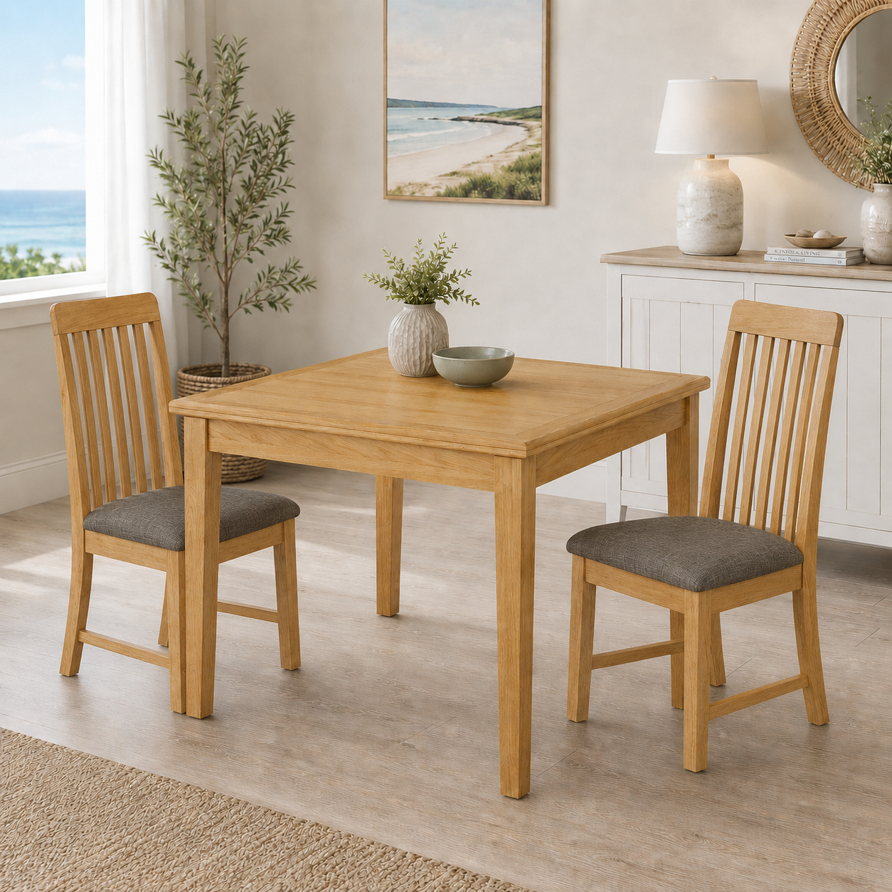 Eskdale table slat back chairs