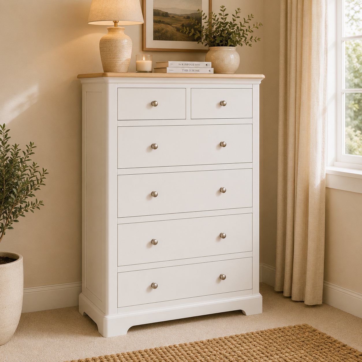 Tindale Painted Two Over Four Chest