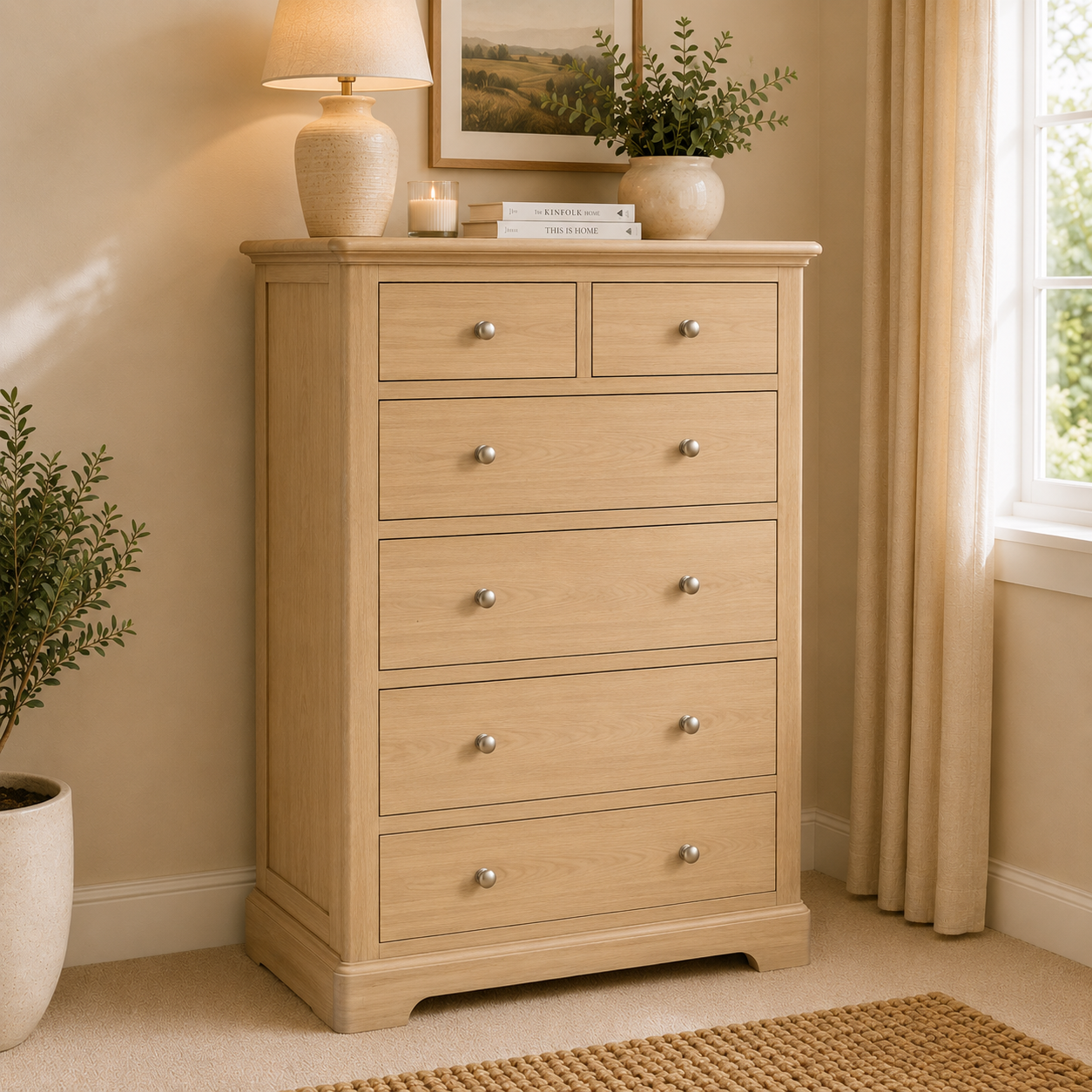 Tindale Oak Two Over Four Chest