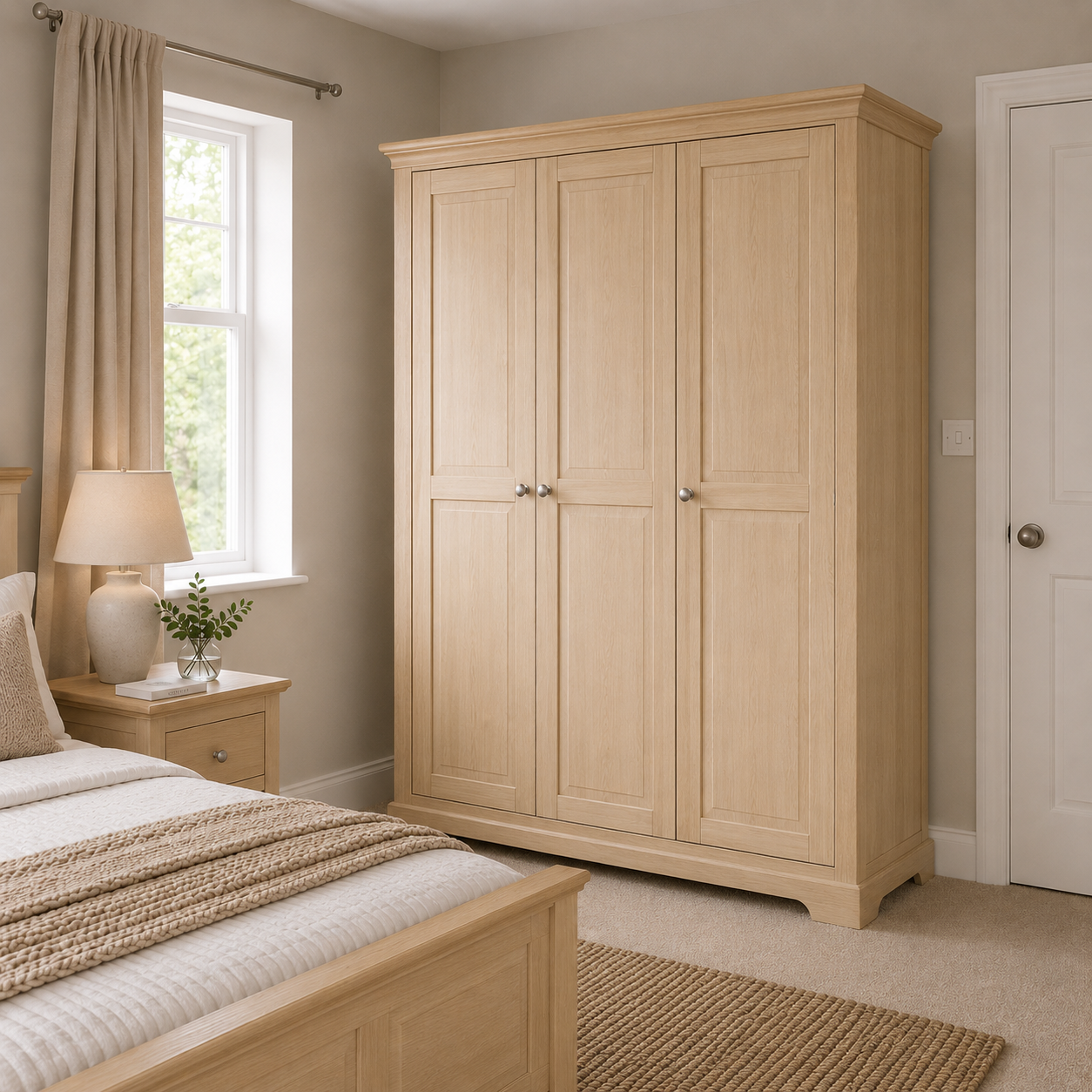 Tindale Oak Triple Wardrobe