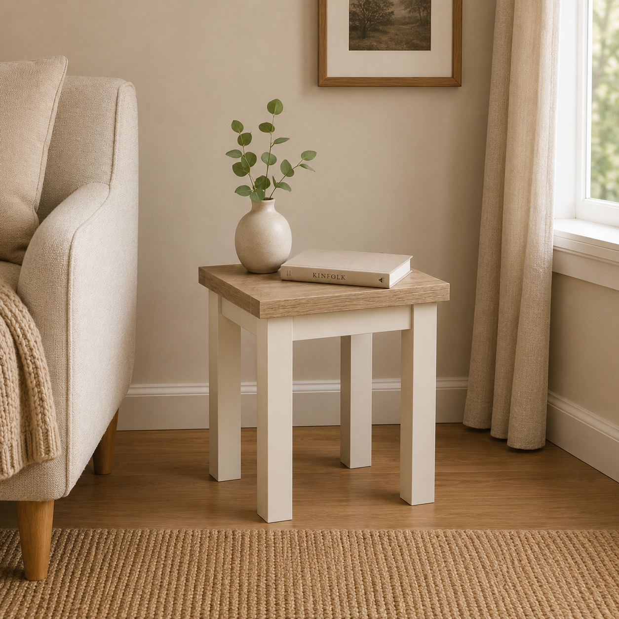 Derwent Painted Lamp Table