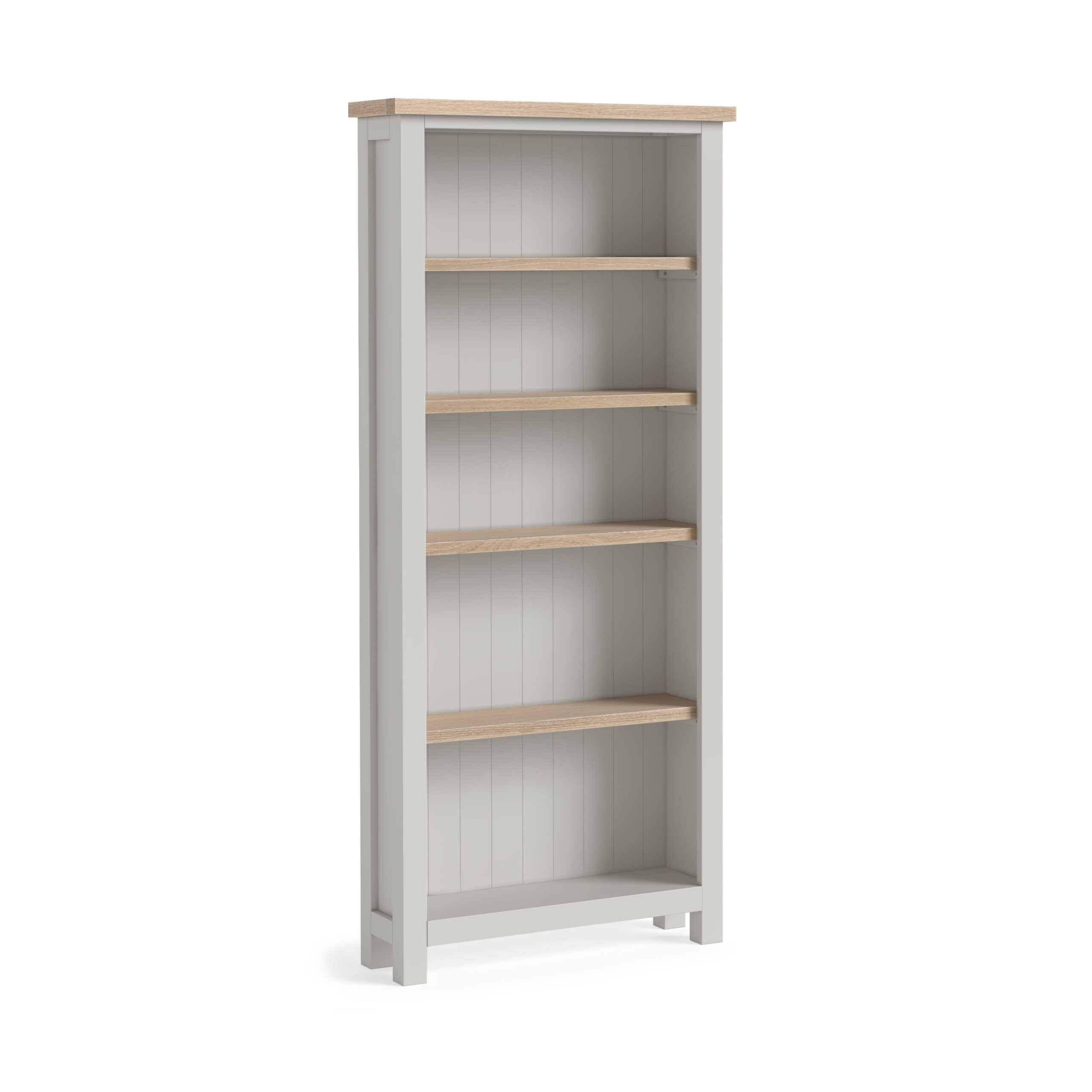 Derwent Sea Mist Grey Large Bookcase