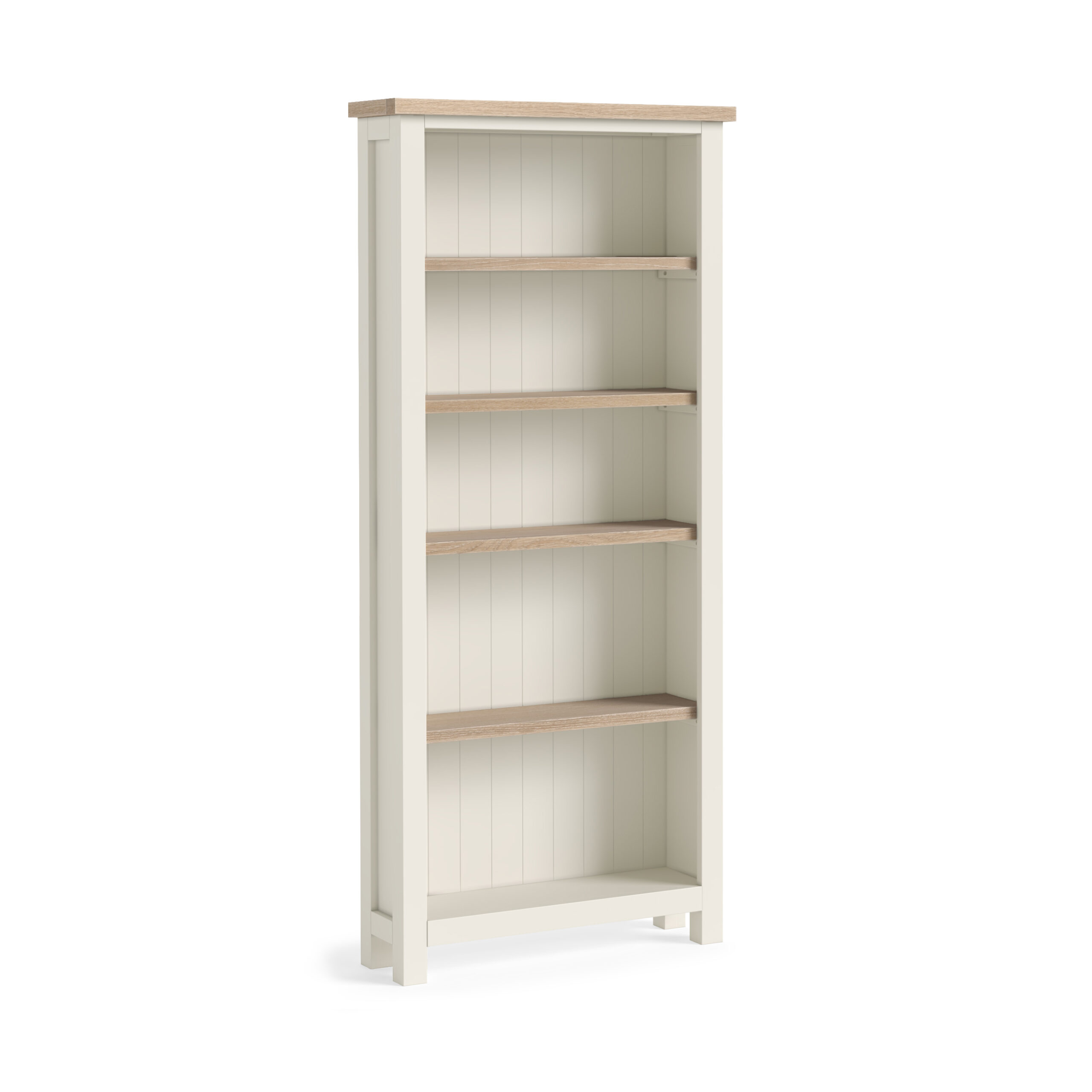 Derwent Stone White Large Bookcase