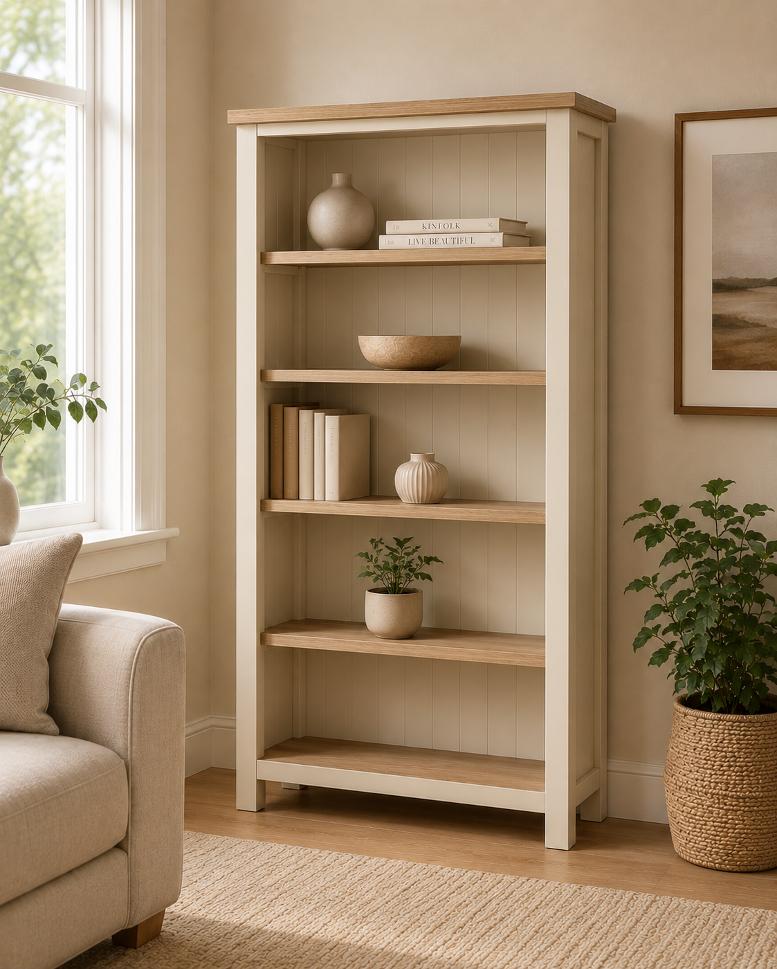 Derwent painted Large Bookcase