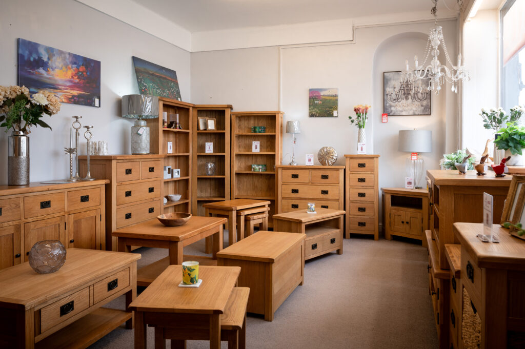 Oak dining furniture and sideboards at Cumbria Oak in Cumbria