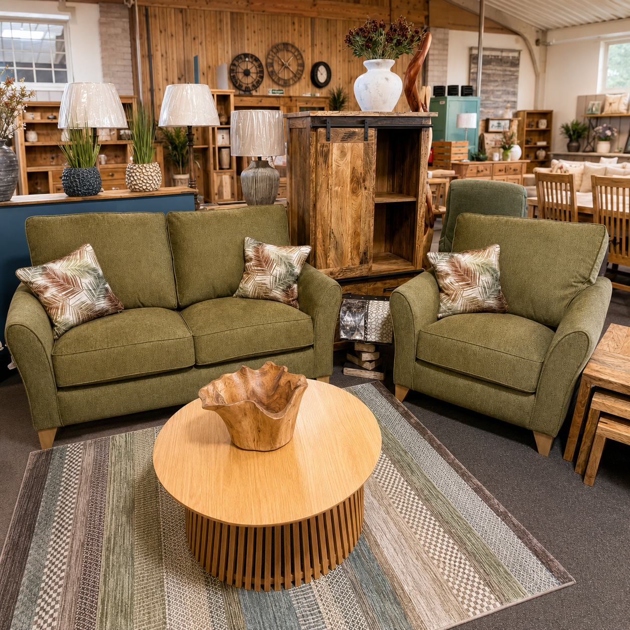 Penrith sofas, 2 seater sofa and chair in penrith