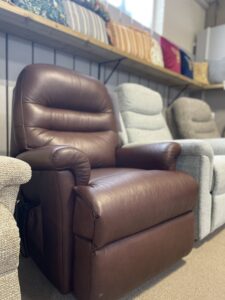 leather rise and recline chairs cumbria